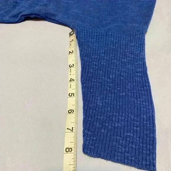 Eileen Fisher Blue 3/4 Sleeve Linen Blend Tunic Top in Size Small. - Picture 12 of 12